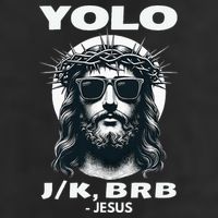 Christian Resurrection Yolo Jk Brb Jesus Adult Drive Performance Visor
