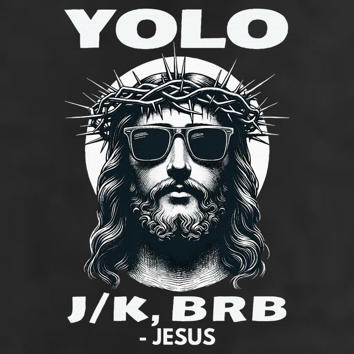 Christian Resurrection Yolo Jk Brb Jesus Adult Drive Performance Visor