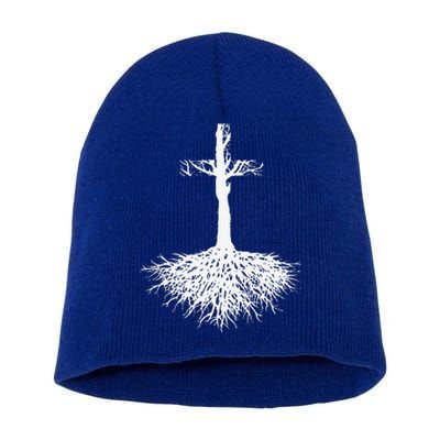 Christian Root Your Faith In Jesus Christ Short Acrylic Beanie