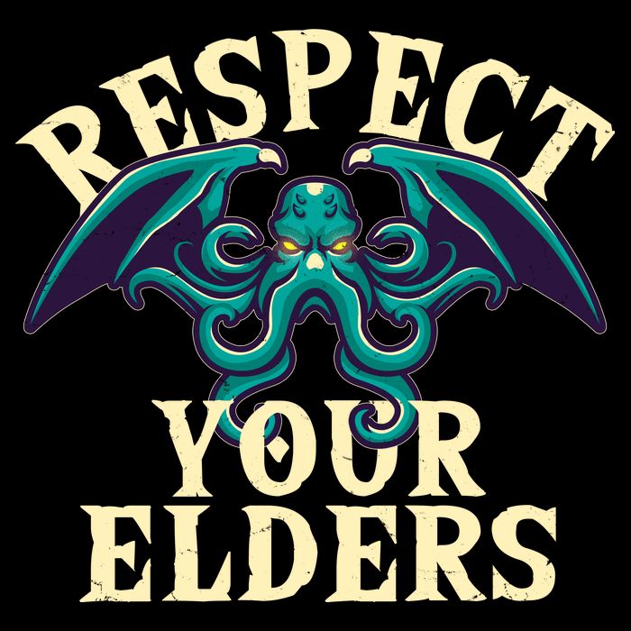 Cthulhu Respect Your Elders City Backpack