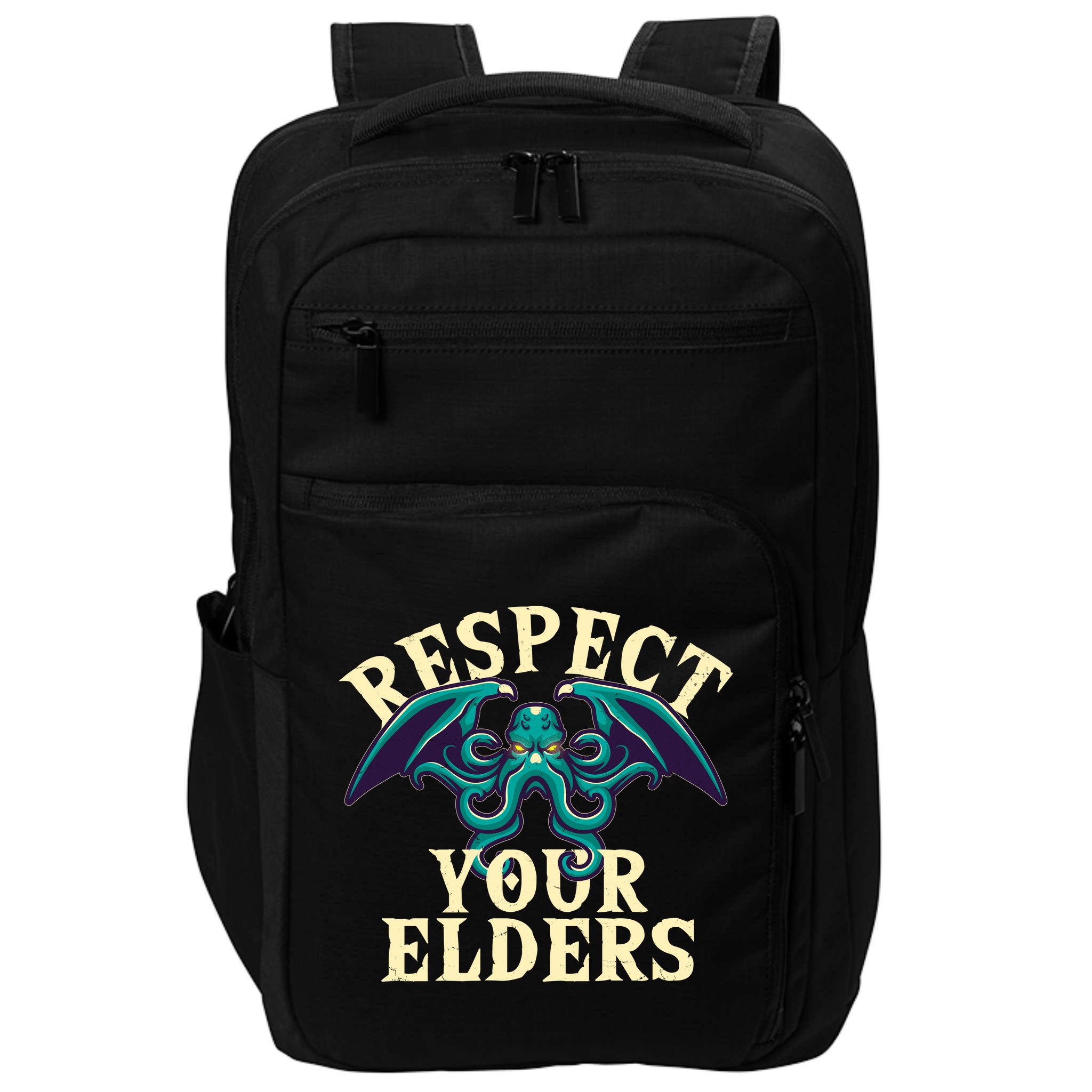 Cthulhu Respect Your Elders Impact Tech Backpack