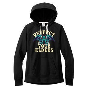 Cthulhu Respect Your Elders Women's Fleece Hoodie