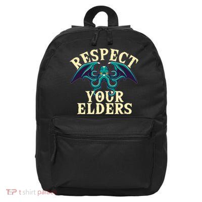 Cthulhu Respect Your Elders 16 in Basic Backpack
