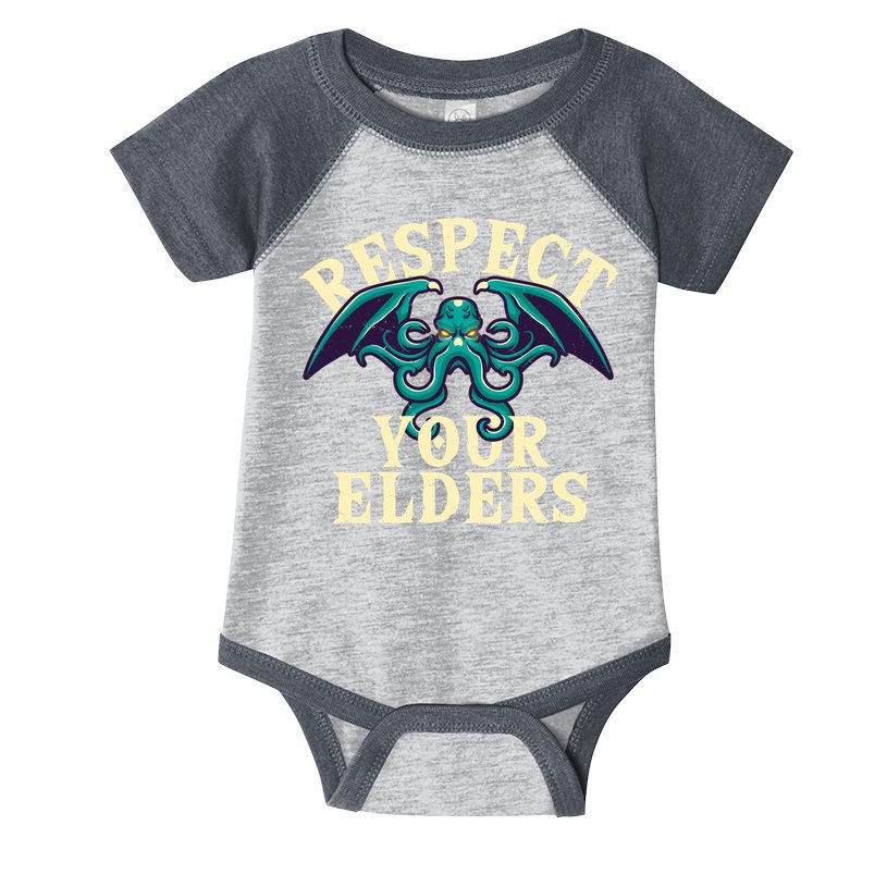 Cthulhu Respect Your Elders Infant Baby Jersey Bodysuit