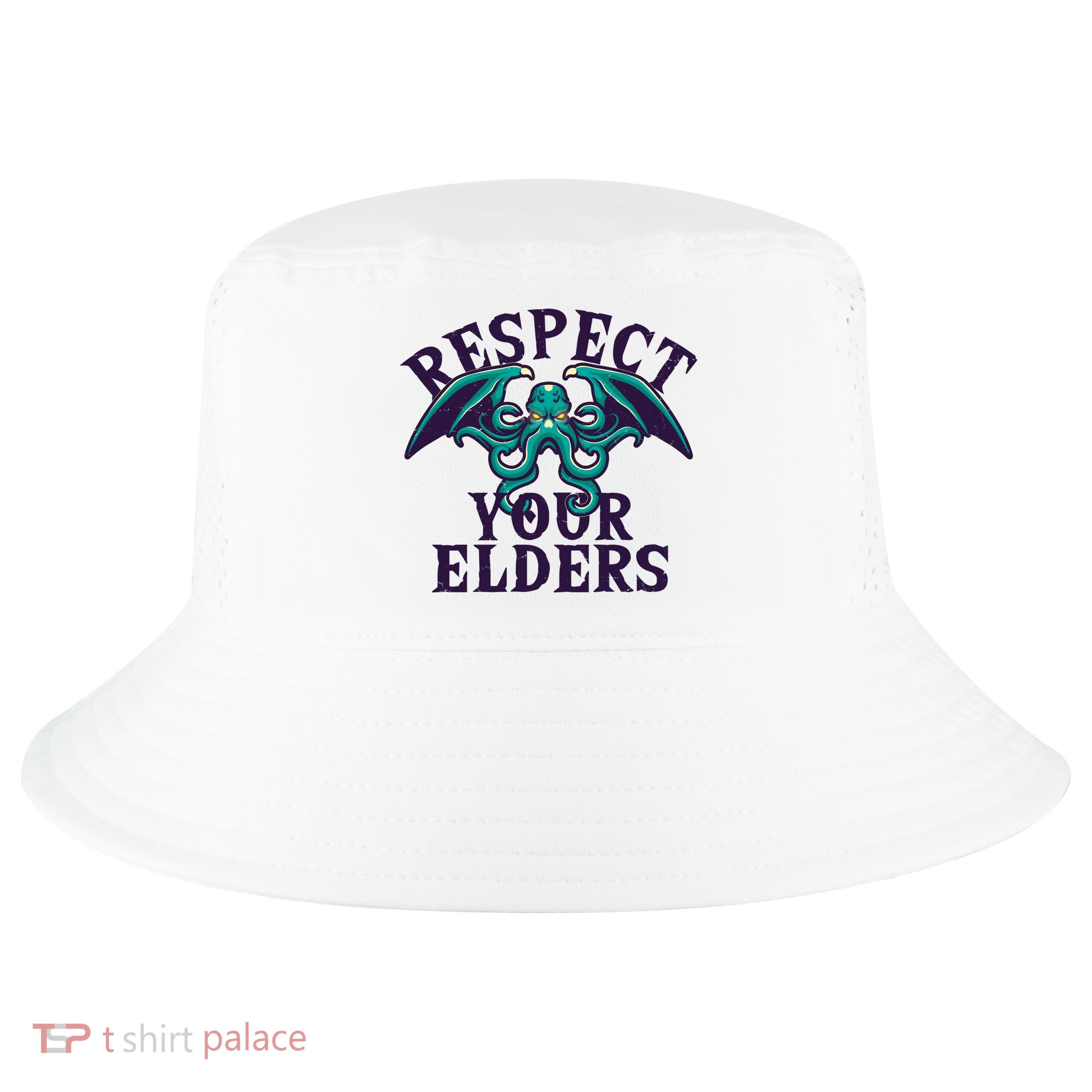 Cthulhu Respect Your Elders Cool Comfort Performance Bucket Hat