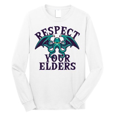 Cthulhu Respect Your Elders Long Sleeve Shirt