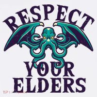 Cthulhu Respect Your Elders T-Shirt