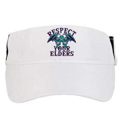 Cthulhu Respect Your Elders Adult Drive Performance Visor