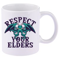 Cthulhu Respect Your Elders 11oz C Handle Ceramic Mug