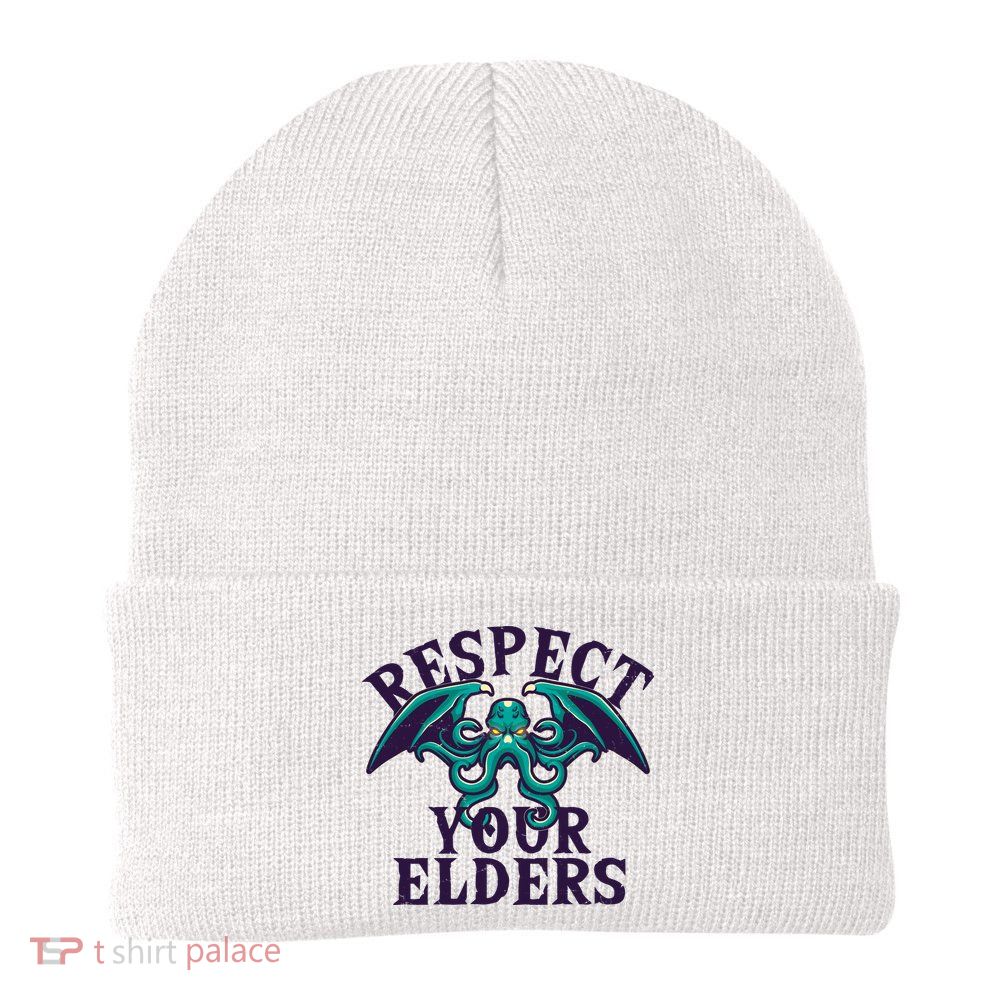 Cthulhu Respect Your Elders Knit Cap Winter Beanie
