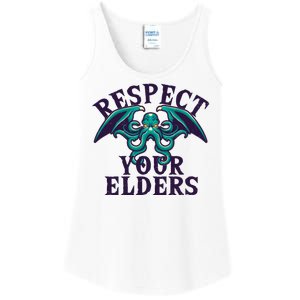 Cthulhu Respect Your Elders Ladies Essential Tank