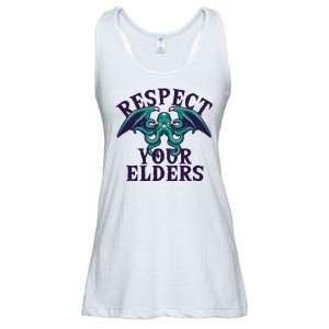 Cthulhu Respect Your Elders Ladies Essential Flowy Tank