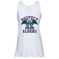 Cthulhu Respect Your Elders Ladies Essential Flowy Tank