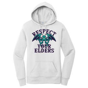 Cthulhu Respect Your Elders Women's Pullover Hoodie