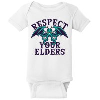 Cthulhu Respect Your Elders Baby Bodysuit