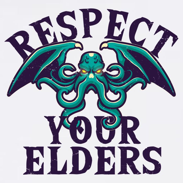 Cthulhu Respect Your Elders Baby Bodysuit