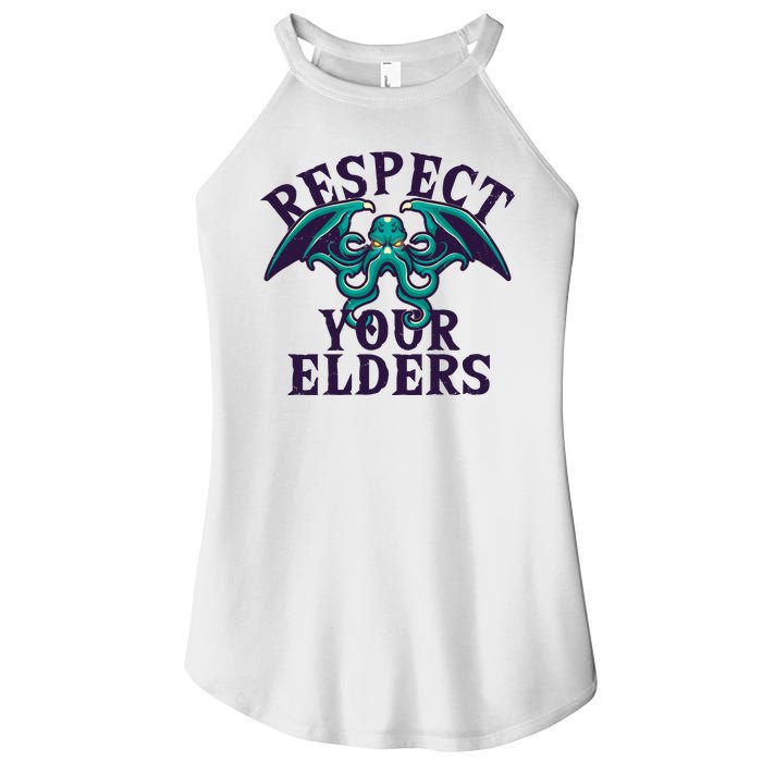 Cthulhu Respect Your Elders Women's Perfect Tri Rocker Tank