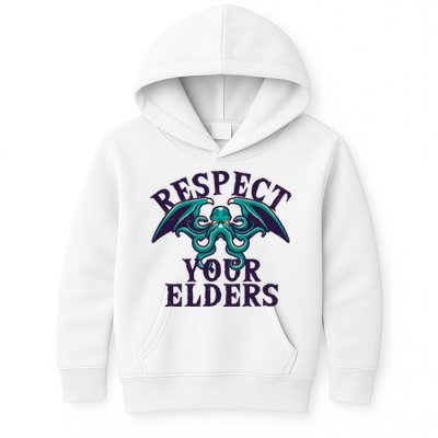 Cthulhu Respect Your Elders Kids Hoodie