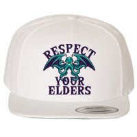 Cthulhu Respect Your Elders Wool Snapback Cap