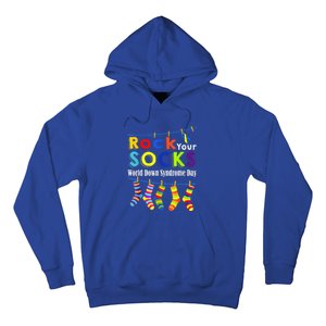 Cute Rock Your Socks 3 21 Trisomy 21 World Down Day Hoodie