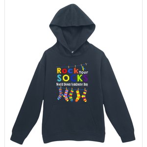 Cute Rock Your Socks 3 21 Trisomy 21 World Down Day Urban Pullover Hoodie