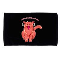 Crying Cat I should Be Sleeping Microfiber Hand Towel