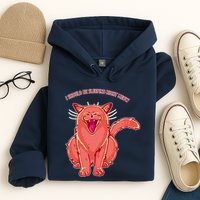 Crying Cat I should Be Sleeping Hoodie