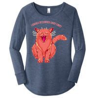 Crying Cat I should Be Sleeping Women's Perfect Tri Tunic Long Sleeve Shirt