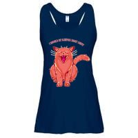 Crying Cat I should Be Sleeping Ladies Essential Flowy Tank