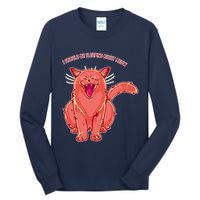 Crying Cat I should Be Sleeping Tall Long Sleeve T-Shirt