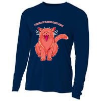 Crying Cat I should Be Sleeping Cooling Performance Long Sleeve Crew