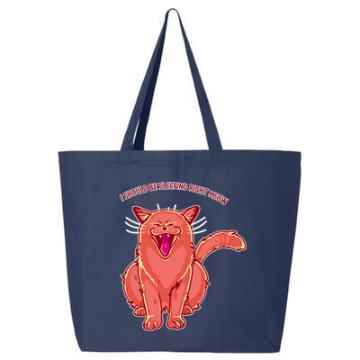 Crying Cat I should Be Sleeping 25L Jumbo Tote