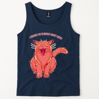 Crying Cat I should Be Sleeping Tank Top