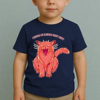 Crying Cat I should Be Sleeping Toddler T-Shirt