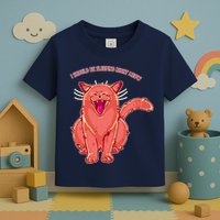Crying Cat I should Be Sleeping Toddler T-Shirt