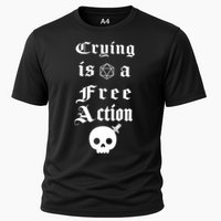 Crying Is A Free Action Gaming Performance Shirt