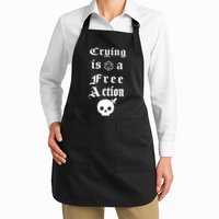Crying Is A Free Action Gaming Apron