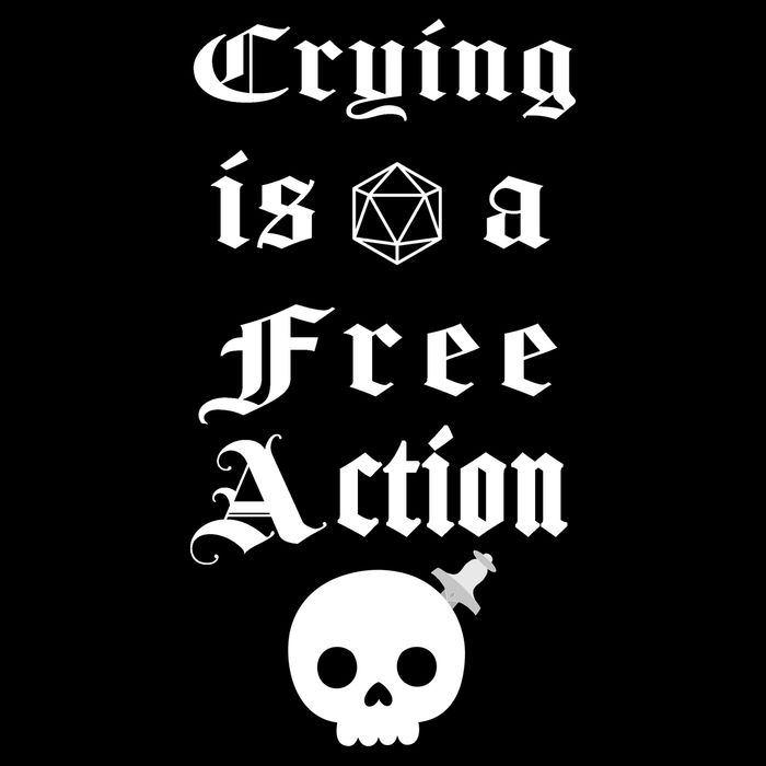 Crying Is A Free Action Gaming Apron