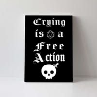 Crying Is A Free Action Gaming Canvas