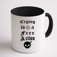 Crying Is A Free Action Gaming Mug
