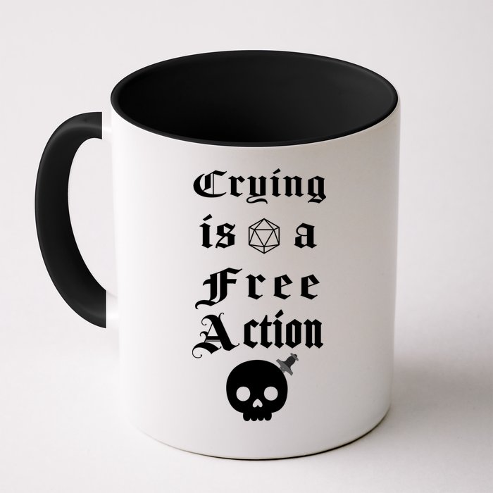 Crying Is A Free Action Gaming Mug