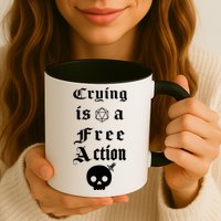 Crying Is A Free Action Gaming Mug
