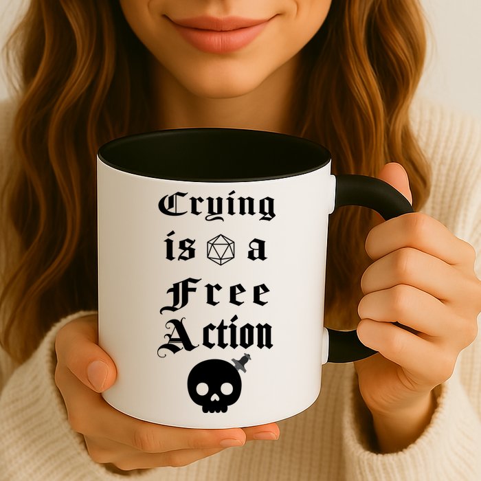 Crying Is A Free Action Gaming Mug