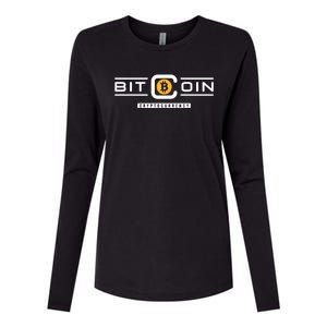 Crypto Bitcoin Womens Cotton Relaxed Long Sleeve T-Shirt