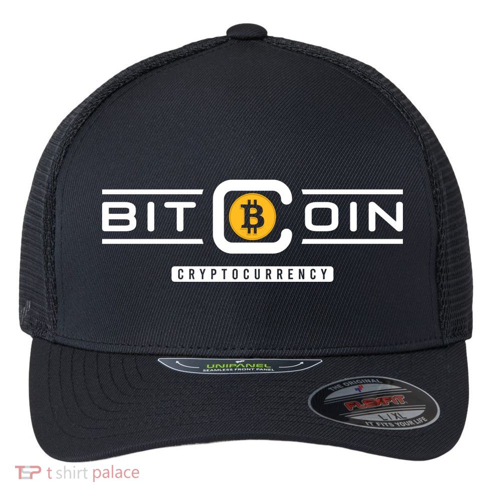 Crypto Bitcoin Flexfit Unipanel Trucker Cap