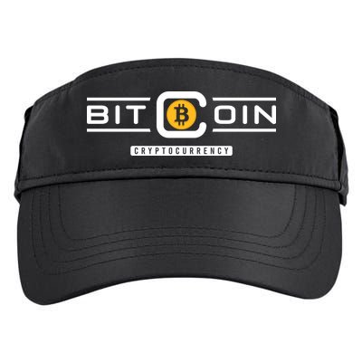 Crypto Bitcoin Adult Drive Performance Visor