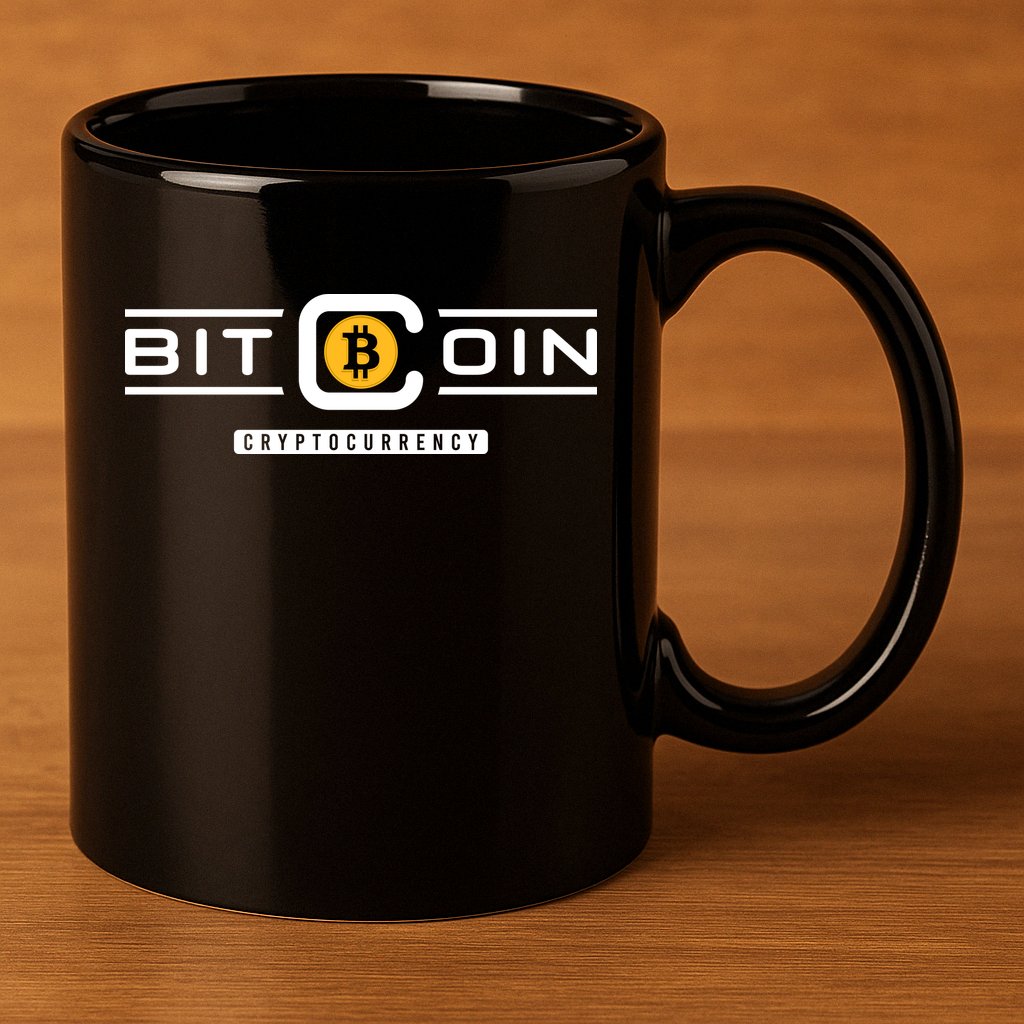 Crypto Bitcoin 11oz C Handle Ceramic Mug