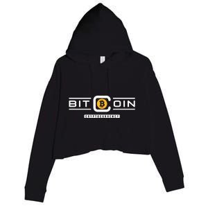 Crypto Bitcoin Crop Fleece Hoodie