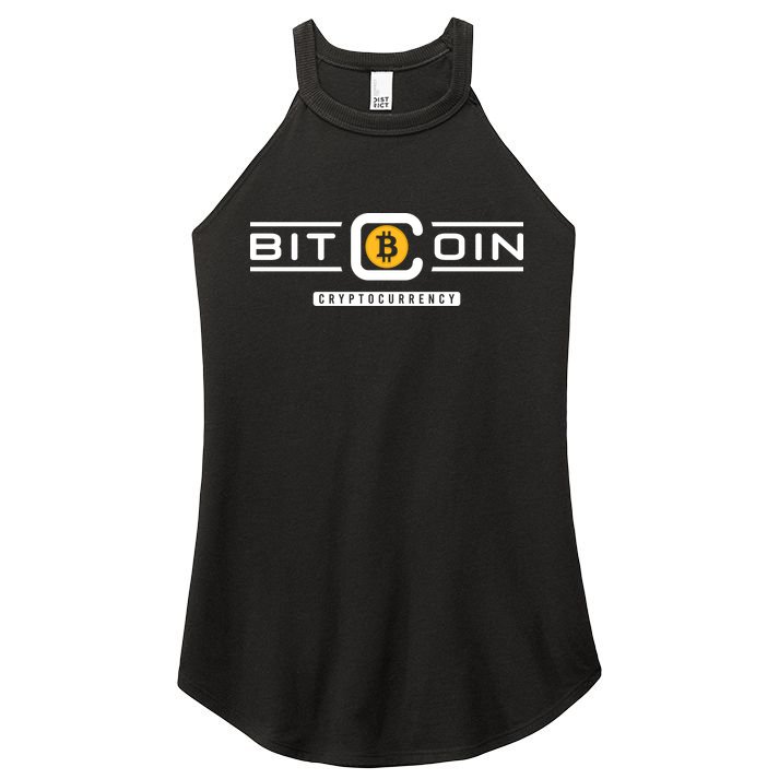 Crypto Bitcoin Women's Perfect Tri Rocker Tank