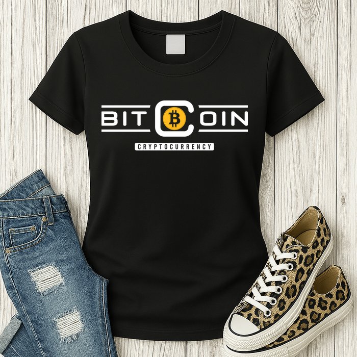 Crypto Bitcoin Womens T-Shirt